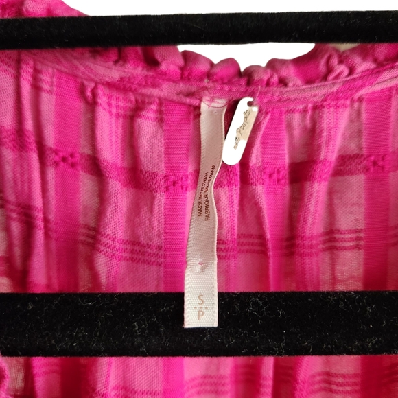 Free People Edie Maxi Dress - Vibrant Hot Pink - Picture 9 of 15